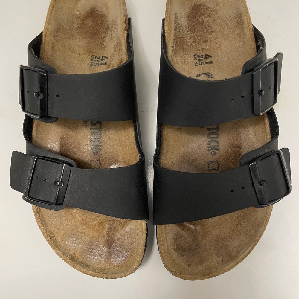 Black Birkenstock sandals